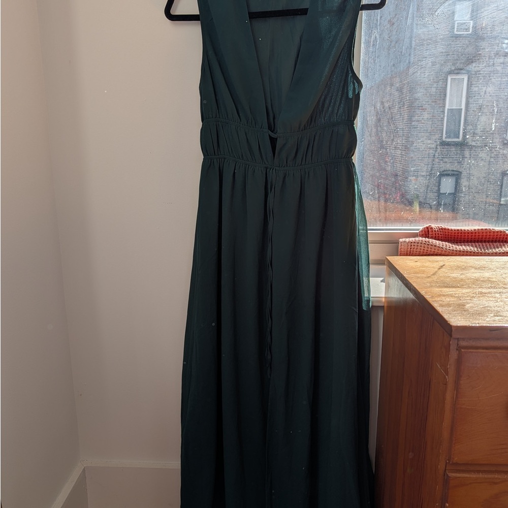 Elegant Green Evening Dress